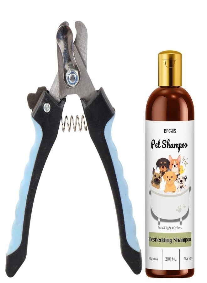 شامبو ريجيس للحيوانات الأليفة بتركيبة إزالة الشعر، 200 مل، غني بفيتامين أ والصبار (عبوة من قطعتين) - Image 1